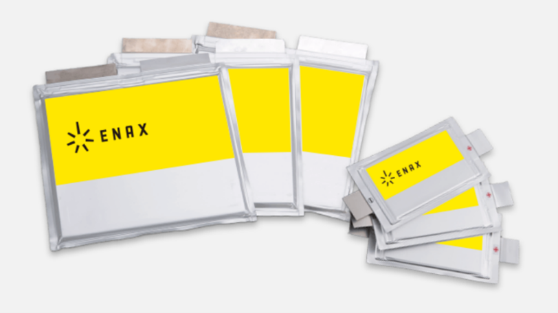 積層パウチ型のリチウムイオン電池